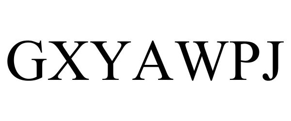  GXYAWPJ