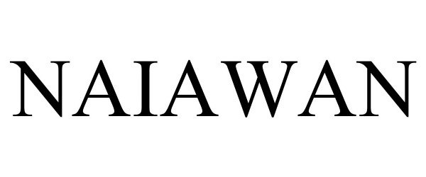 Trademark Logo NAIAWAN