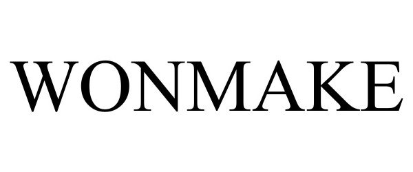 Trademark Logo WONMAKE