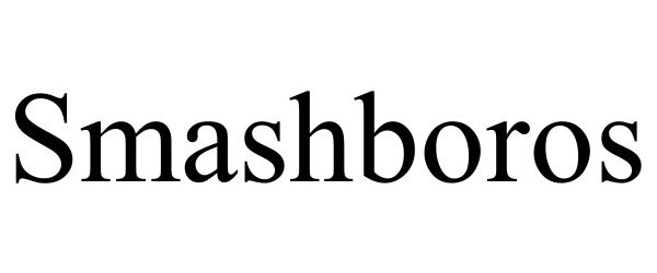 Trademark Logo SMASHBOROS