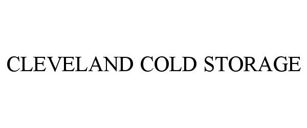  CLEVELAND COLD STORAGE