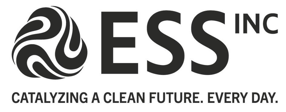 Trademark Logo ESS INC CATALYZING A CLEAN FUTURE. EVERY DAY.