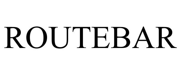 Trademark Logo ROUTEBAR