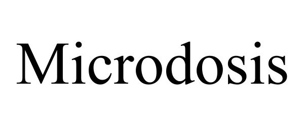 Trademark Logo MICRODOSIS