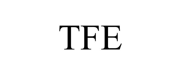 Trademark Logo TFE