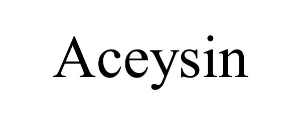 Trademark Logo ACEYSIN