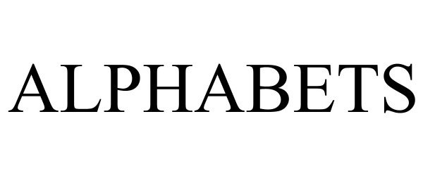 Trademark Logo ALPHABETS
