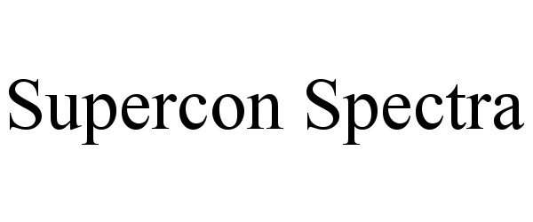 Trademark Logo SUPERCON SPECTRA