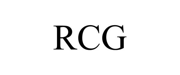 Trademark Logo RCG