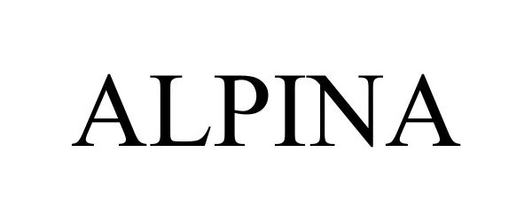 Trademark Logo ALPINA