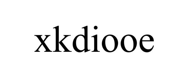 Trademark Logo XKDIOOE
