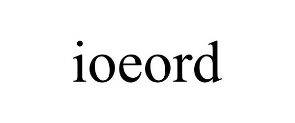 Trademark Logo IOEORD