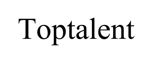 Trademark Logo TOPTALENT