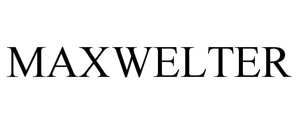 Trademark Logo MAXWELTER