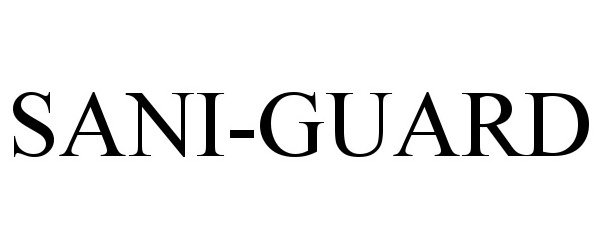 Trademark Logo SANI-GUARD