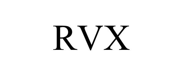 Trademark Logo RVX