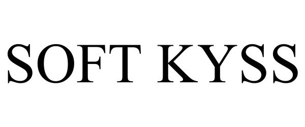 Trademark Logo SOFT KYSS
