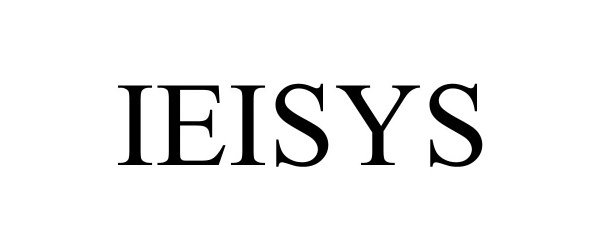 Trademark Logo IEISYS