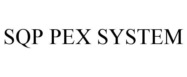  SQP PEX SYSTEM