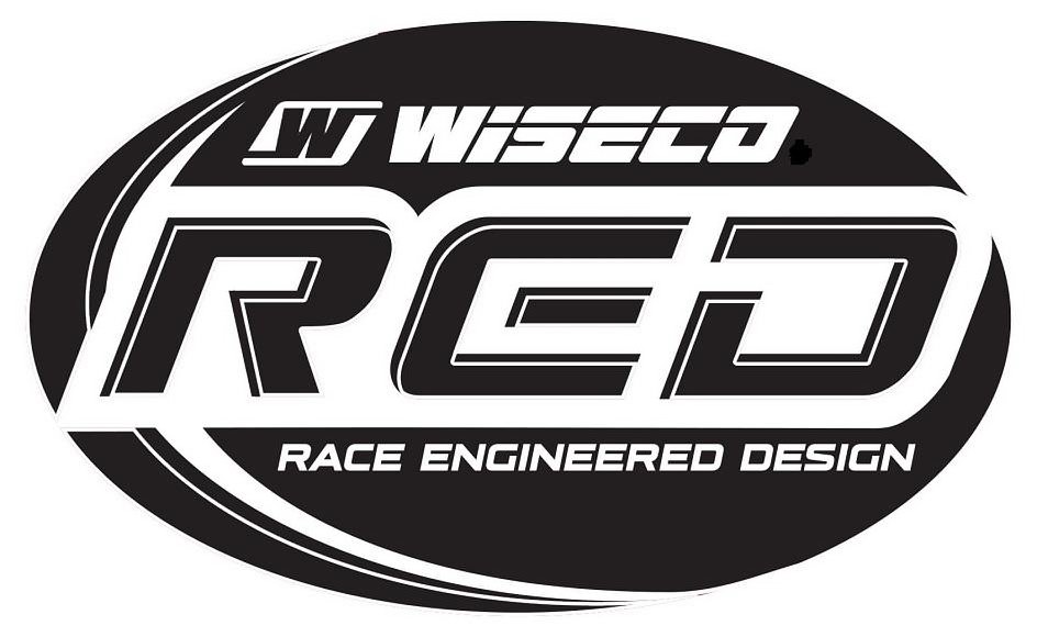 Trademark Logo W WISECO RED RACE ENGINEERED DESIGN