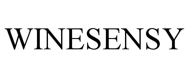 Trademark Logo WINESENSY