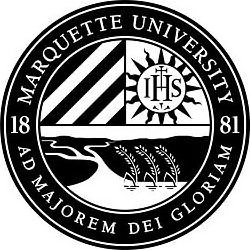 Trademark Logo MARQUETTE UNIVERSITY AD MAJOREM DEI GLORIAM 1881 IHS