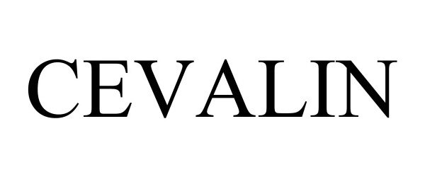 Trademark Logo CEVALIN