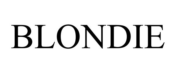 Trademark Logo BLONDIE