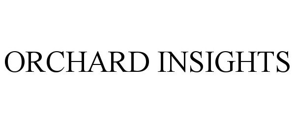 Trademark Logo ORCHARD INSIGHTS