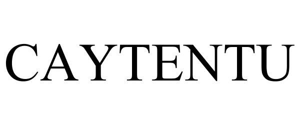 Trademark Logo CAYTENTU