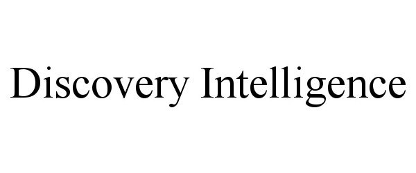 Trademark Logo DISCOVERY INTELLIGENCE