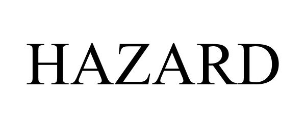 Trademark Logo HAZARD