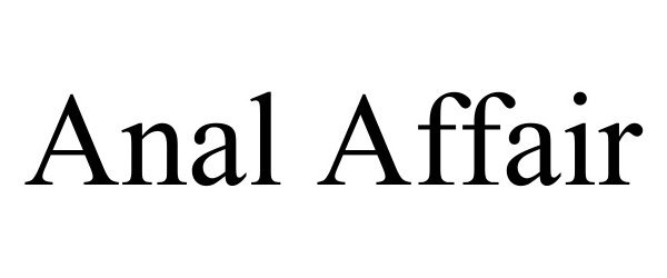 Trademark Logo ANAL AFFAIR