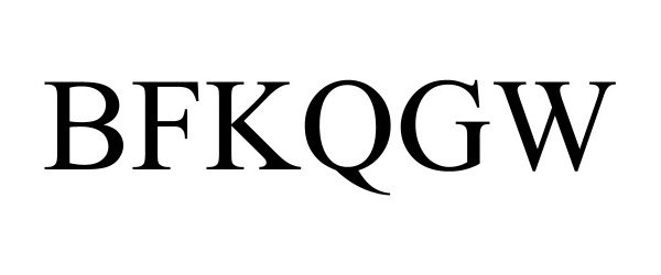 Trademark Logo BFKQGW