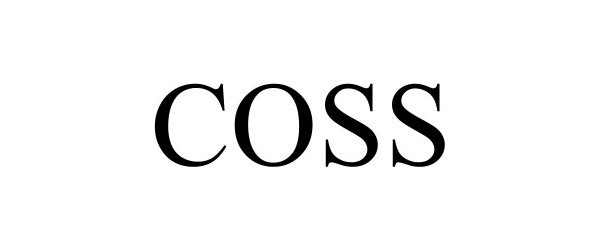 Trademark Logo COSS