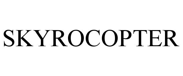 Trademark Logo SKYROCOPTER