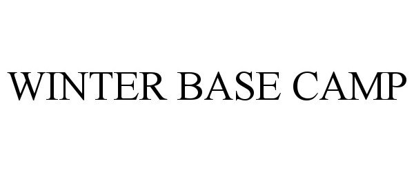 Trademark Logo WINTER BASE CAMP