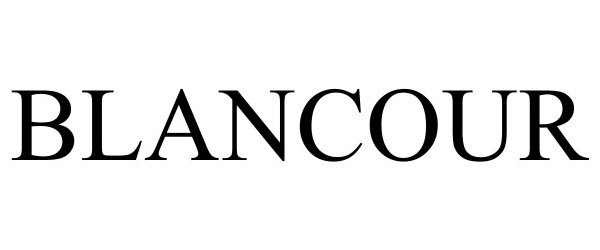 Trademark Logo BLANCOUR
