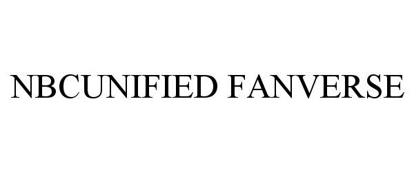 Trademark Logo NBCUNIFIED FANVERSE