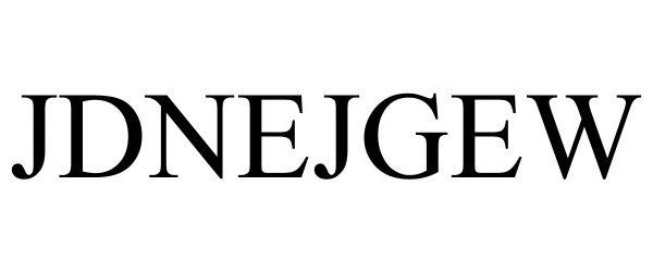 Trademark Logo JDNEJGEW