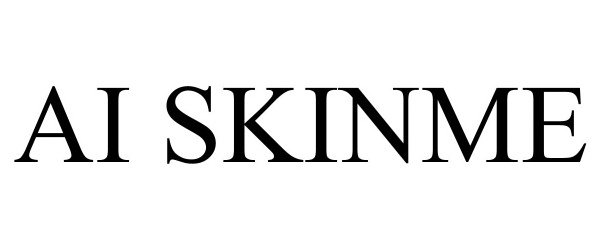 Trademark Logo AI SKINME