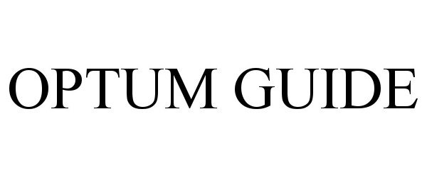 Trademark Logo OPTUM GUIDE