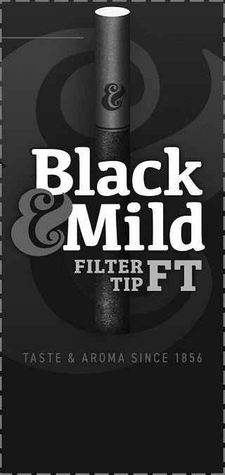  BLACK &amp; MILD FILTER TIP FT TASTE &amp; AROMA SINCE 1856