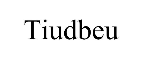 Trademark Logo TIUDBEU