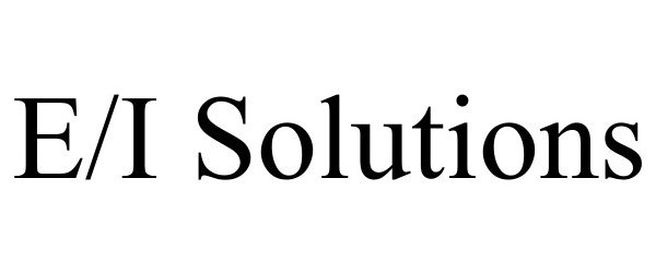 E/I SOLUTIONS