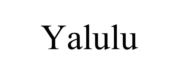 Trademark Logo YALULU