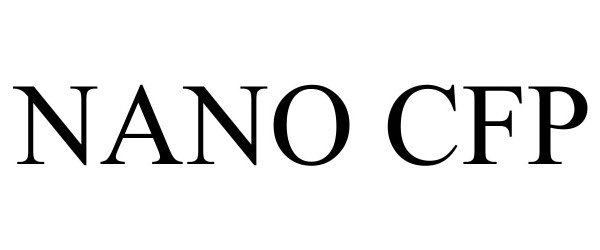 Trademark Logo NANO CFP
