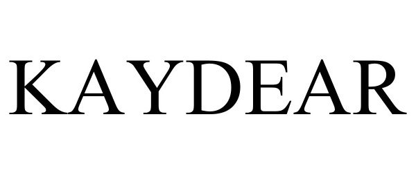 Trademark Logo KAYDEAR