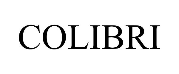 Trademark Logo COLIBRI