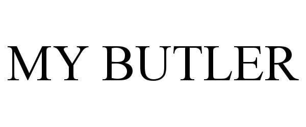 Trademark Logo MY BUTLER